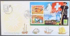 Mayfairstamps Singapore 2000 Switzerland Souvenir Sheet first Day cover cca_1141