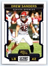 2023 Score #377 Drew Sanders RC - Denver Broncos