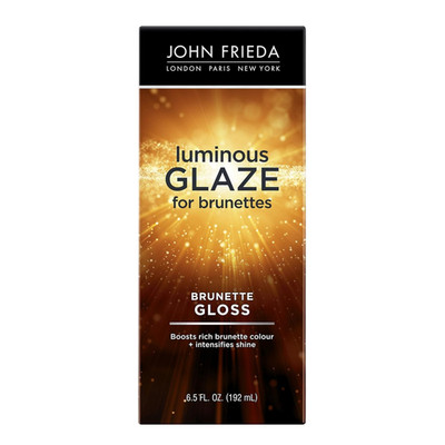 John Frieda Brilliant Brunette Luminous Glaze, Hair Gloss Enhances Ric