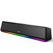 Computer Speakers for Desktop PC, Bluetooth 5.3 PC Speakers with Dynamic RGB ...