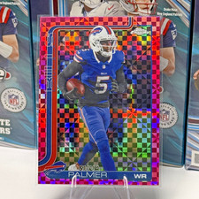 Topps Chrome 2025 – Joshua Palmer – Hot Pink X-Fractor – Bills [253]