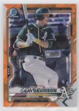 2021 Bowman Sapphire Chrome Prospects Orange Refractor 36/75 Logan Davidson 5h5