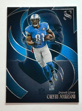 2025 Panini Silhouette Calvin Johnson #38 Detroit Lions See Picture 3 for corner