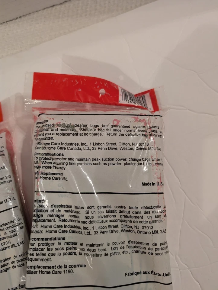 BOLSAS ASPIRADORAS HOOVER VERTICAL TIPO C 3 PAQUETES DE 4 Foto 3 de 3