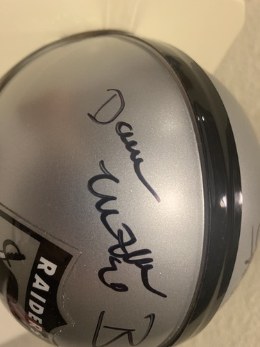 Darren McFadden, Reece, Meyers & Jones Signed Raiders Mini Helmet AMSM - Picture 3 of 8