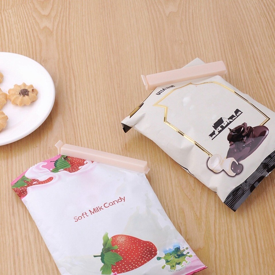6 Pcs Sealing Clips Fresh Keeping Clamp Food Storage Portable Snack