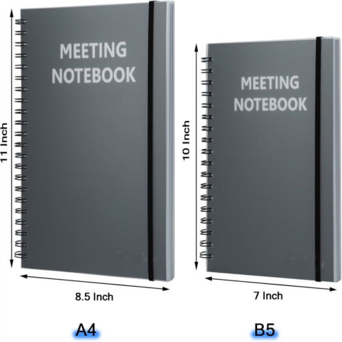 Paquete de 2 Cuadernos Profesionales B5 Cuadernos de Medificación en Espiral 7" X 10" con 120 Hojas - Imagen 8 de 8