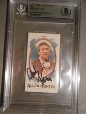 Andy Katz 2017 Allen & Ginter MINI #256 Signed Auto Autograph Beckett BAS Slab