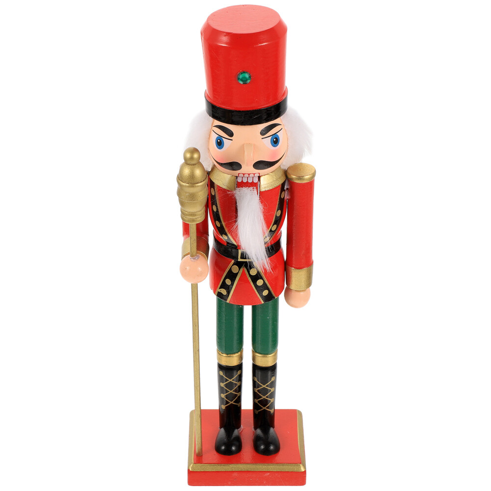 Xmas Nutcrackers Decoration Desktop Wooden Christmas Decorations eBay