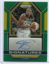 2023 Panini Prizm WNBA CHELSEA GRAY #SG-TCH SIGNATURES AUTO GREEN PRIZM