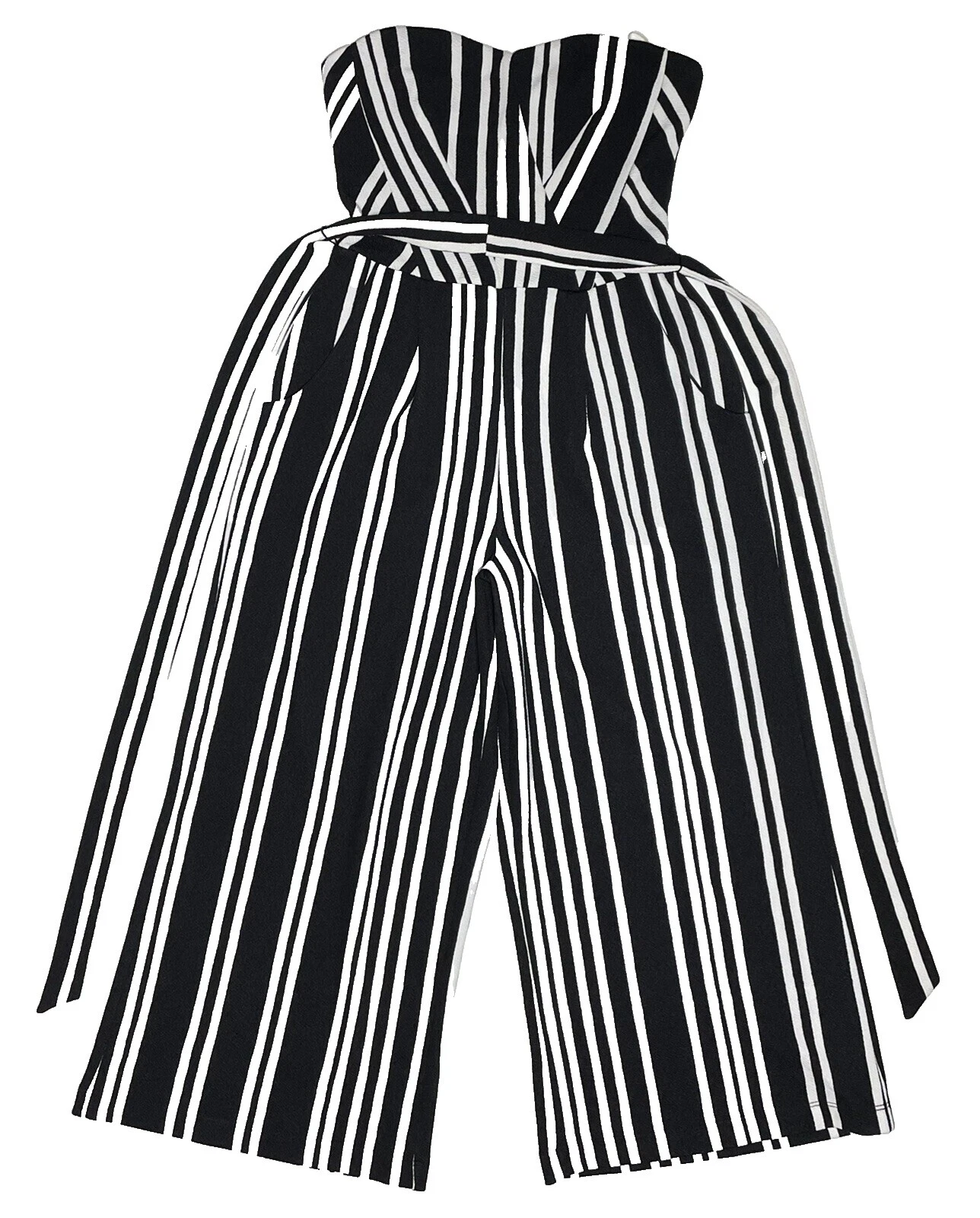 Spandex Striped Regular Size Jumpsuits & Rompers for Women
