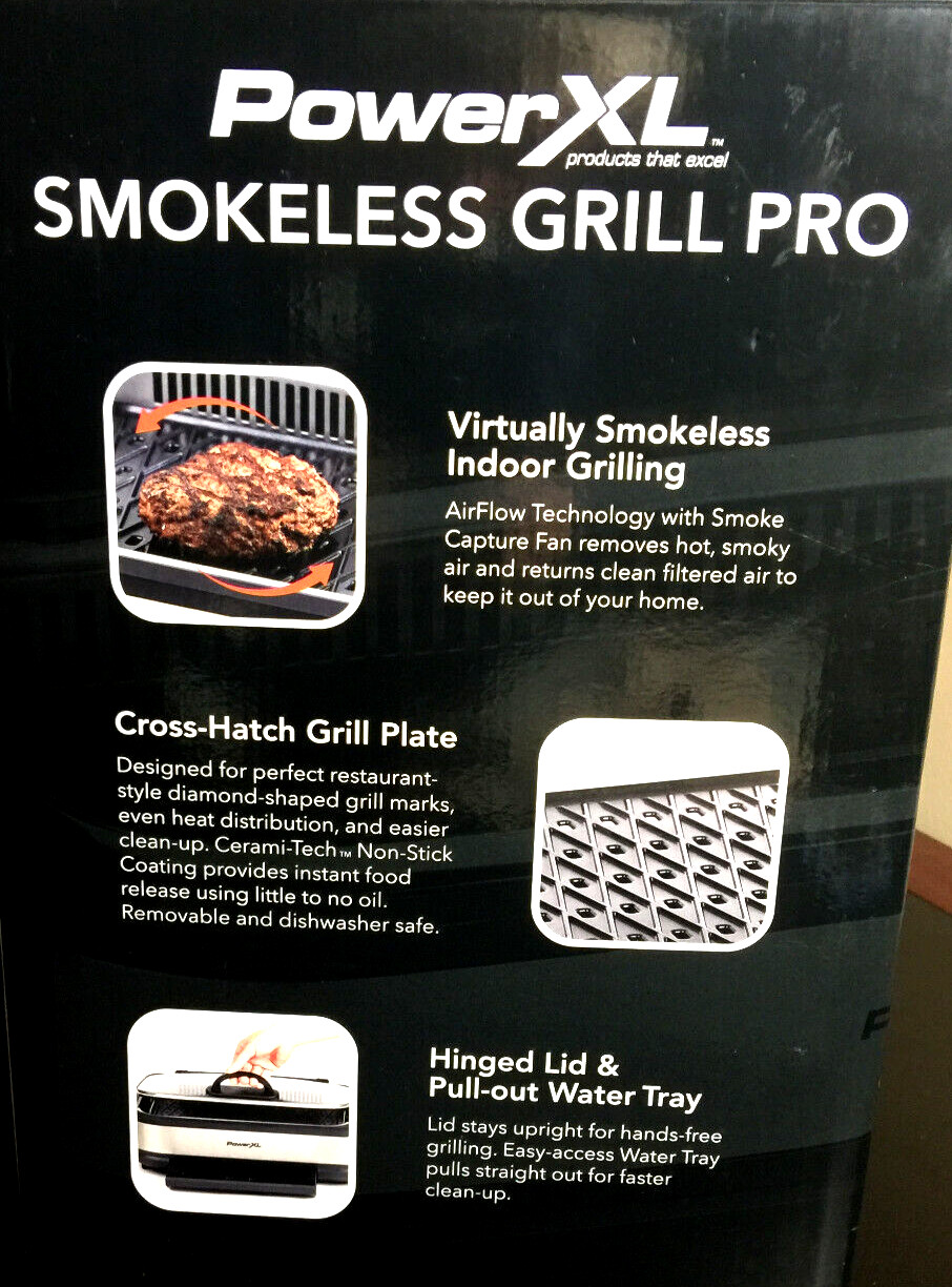 PowerXL Smokeless Grill Pro, Indoor Electric Grill plus Griddle General Maintenance