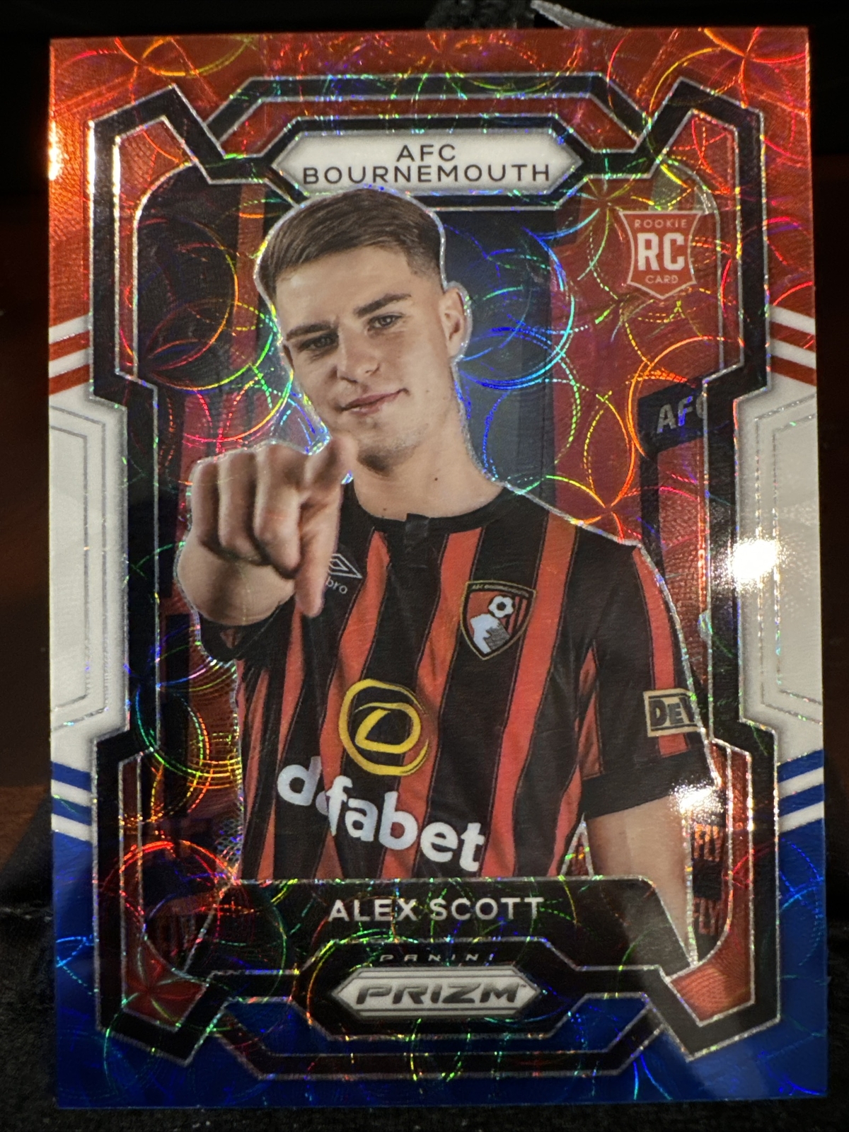 Alex Scott 2023-24 Panini Prizm Red White & Blue Choice RC