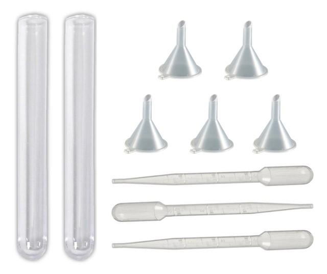 Decanting Kit 2 Test Tubes 5 Funnels 20 Droppers Fragrance Perfume