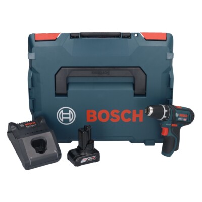 Bosch GSR 12V-15 Akku Bohrschrauber 12 V 30 Nm + 1x Akku 6,0 Ah + Ladegerät