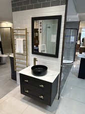 Utopia Roseberry Vanity Unit & Colour Matching Mirror Inc Basin & Tap Ex Display