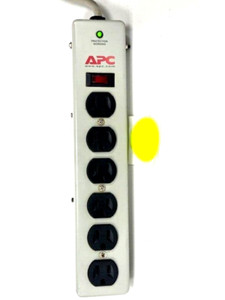 APC 6 OUTLET SURGE PROTECTOR P6M10 120 VAC 10FT CORD