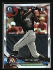 Tristan Pompey 2018 Bowman Draft Chrome Refractor #BDC-129 Baseball Card