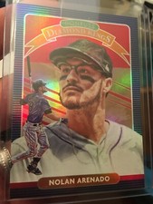 NOLAN ARENADO🔥MINT RED HOLO PRIZM📈⚾2020 DONRUSS DIAMOND KINGS #29🐦CARDINALS🌟