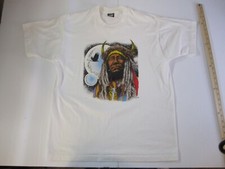 Vintage Screen Stars White T Shirts XL Made in USA Single Stitch 50/50 Native
