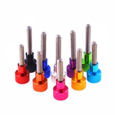 M3x25mm-100mm Knurled Thumb Screws Hand Grip Knob Bolts Coloured Turn Knob Screw