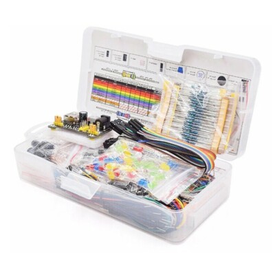 830pcs Mixed Grab Bag of Electronic Components LOT Kit Resistor Capacitor Parts