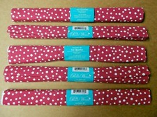 Pioneer Woman FAT QUARTERS x5 100 Cotton Fabric MARKET DOT PINK 18" x 21"