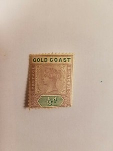 Gold Coast Victoria Stamp 1898 1/2 penny MNH