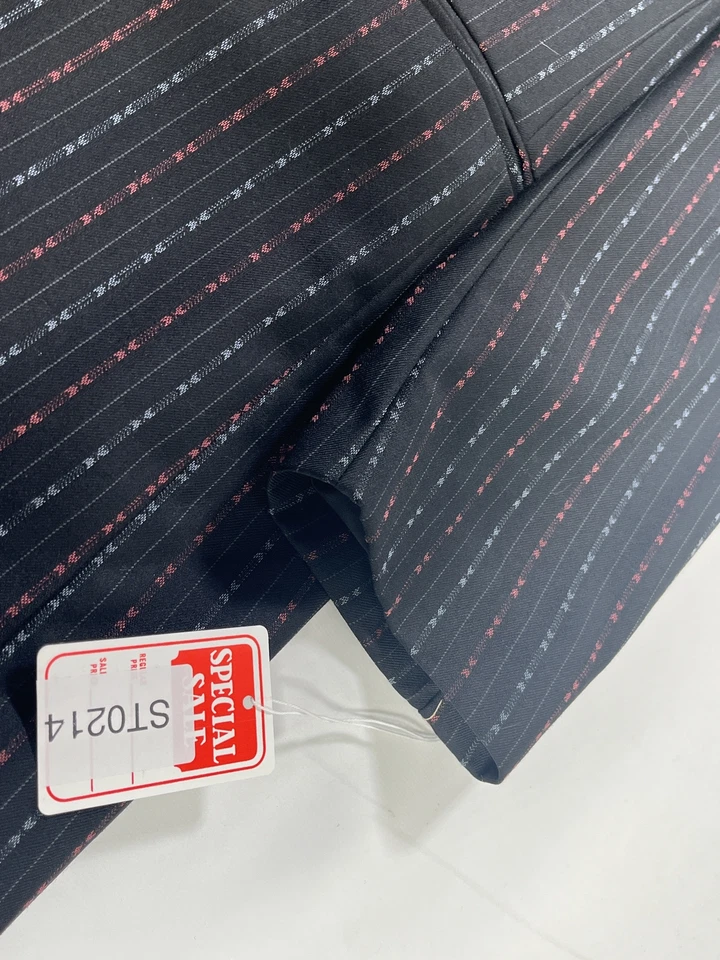 Traje de lana virgen negro Raspinni De Luxe para hombre talla 40 R usado en excelente estado Foto 2 de 4