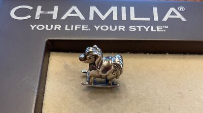 Chamilia Sterling Silver Charm Rocking Horse #GA-145 NEW - Main Image