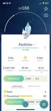 ⭐️❄️Pokemon Go ⭐️❄️#417 Pachirisu *Regional RARE*Gifts and Friendship Included
