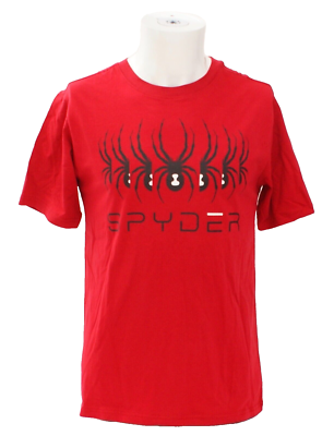 Spyder Men's S Red Short Sleeve Signature Tee T Shirt Crew Neck | eBay