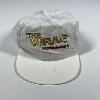 Winston Adult Hat White Snapback Nylon The Wrap Adjustable One Size