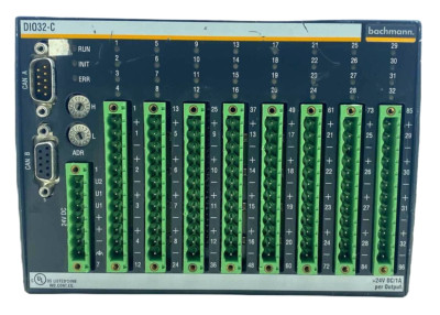 BACHMANN DIO32-C STAND-ALONE CAN SLAVE MODULES 32 DIGITAL INPUT/OUTPUT CHANNELS