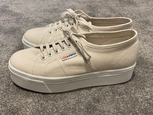 superga flatforms grey