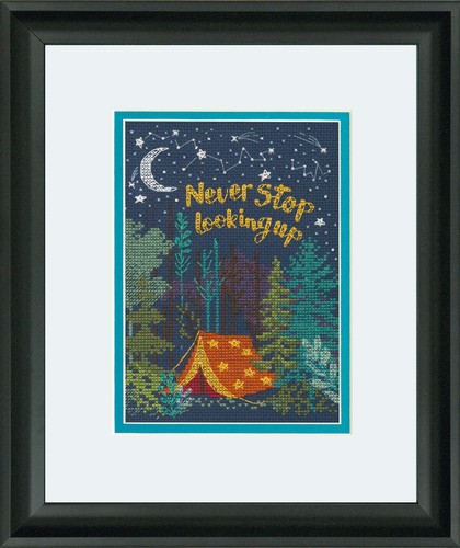 Cross Stitch Mini Kit ~ Dimensions Camping Adventure #70-65224 - Picture 2 of 7