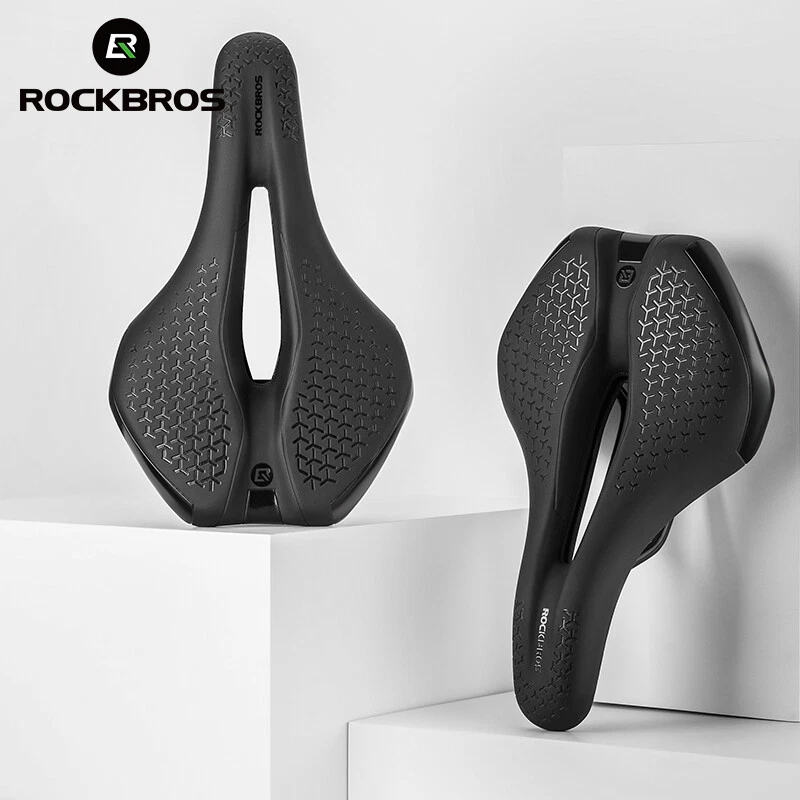 ROCKBROS Road MTB Bike Saddle Seat Rear Soft Comfort Cycling Gel Pad Cushion PU - Image 4 of 4