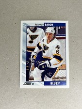 1992-93 Score Blues Hockey #176 Murray Baron