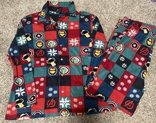 Marvel XL 100 Polyester Hulk/Thor / Iron Man Avengers Men  s Pajama Set Winter