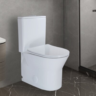 WinZo WZ5099  Small One Piece Toilet Compact Modern Tiny Bathroom 10'' rough-in