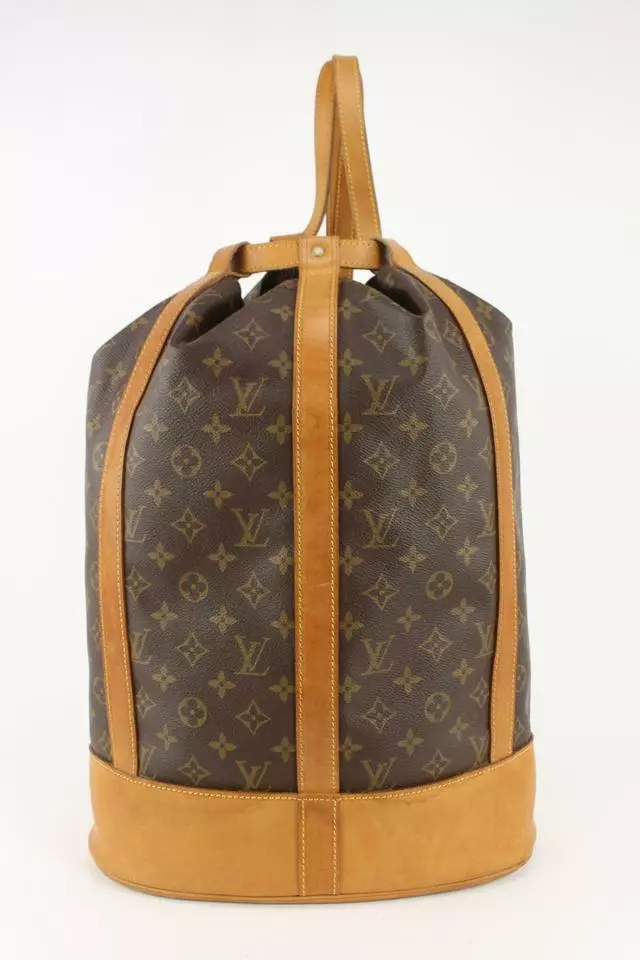 Louis Vuitton Monogram Randonnee GM Drawstring Bucket Sling Bag 1029lv56