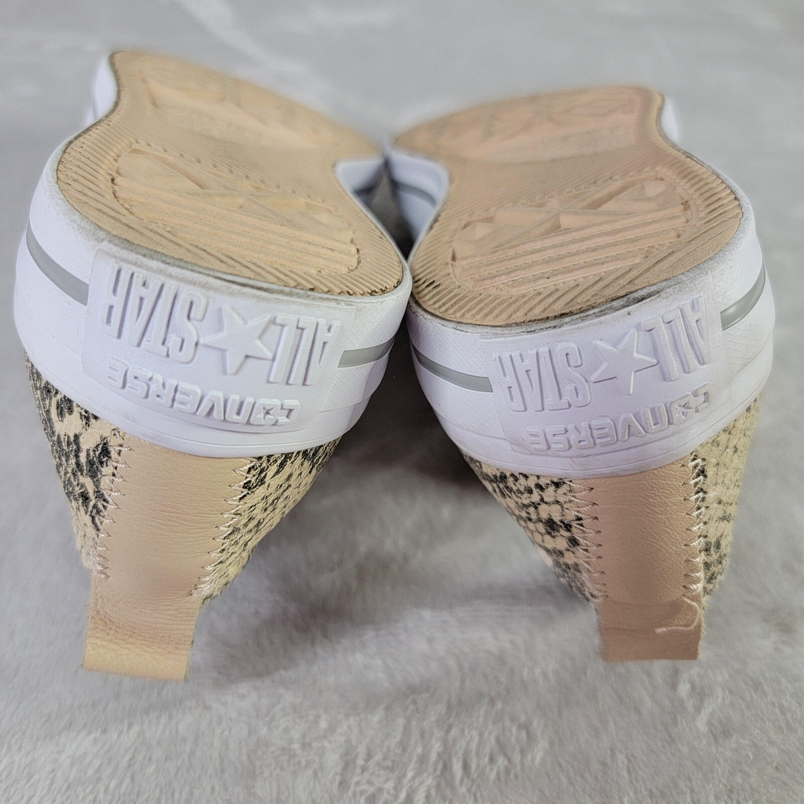 Converse Chuck Taylor All Star Sneakers Womens 7 Leather Reptile Print Low Top thumbnail 6