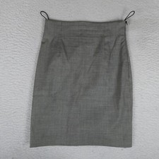 Moschino Cheap And Chic Skirt Women Size 6 Black/White Pattern Wool/Polyamide
