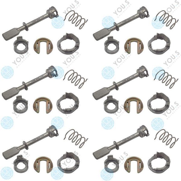 6 Set You.S Rep. TüRschloss Verriegelung Vorne Rechts FüR Seat VW - 6K4837223A-image