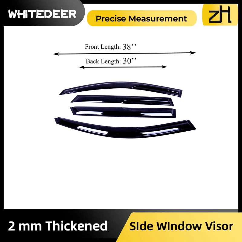 Подходит для Kia Sorento 2016-2020 защита от солнца дождя дефлектор козырька бокового окна - Изображение 3 из 4