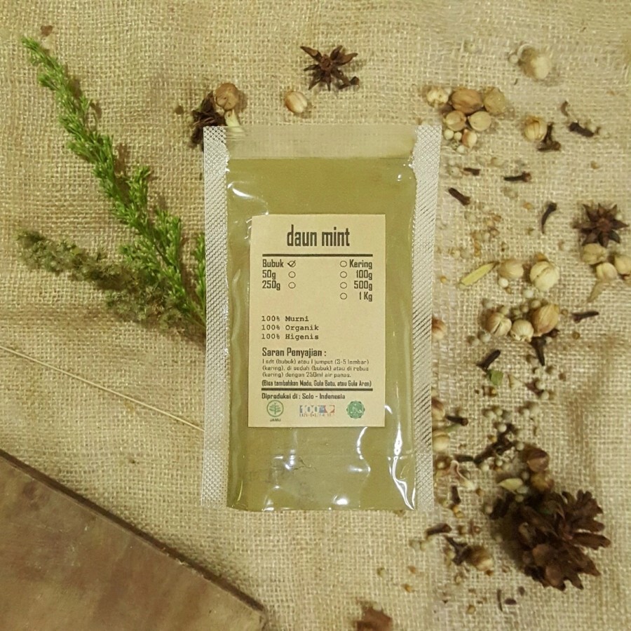 Leaf Mint Fine Powder Mentha Organic Herb Spices Fresh Pure Hygienic Premium