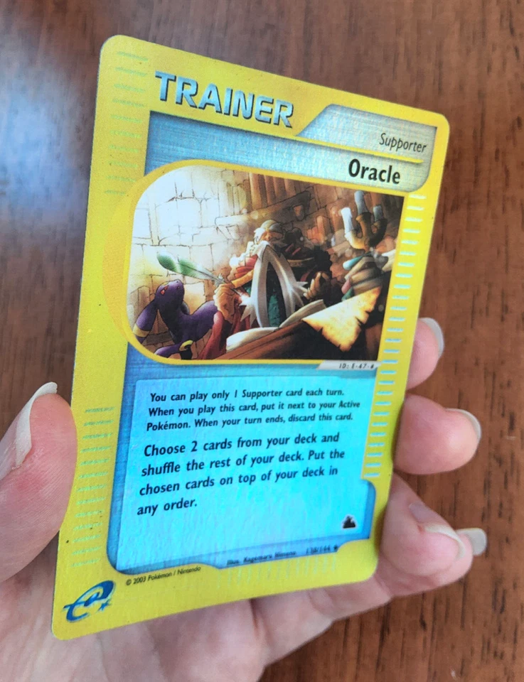 Pokemon TCG Trainer Supporter Oracle Skyridge 138/144 holo 2003 MP - Image 3 of 4