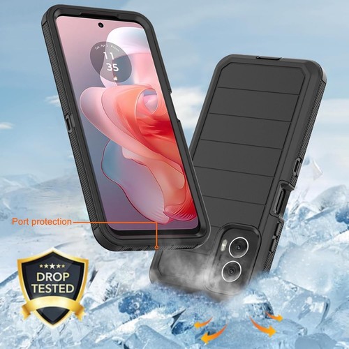 For Moto G Power 5G/G Stylus/G 5G 2025 2024 Case Belt Holster +Screen Protector - 第 17/36 張圖片