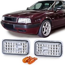 Seitenblinker Für Audi 80 B4 A6 C4 90 100 200 Blinker Kristall Weiss