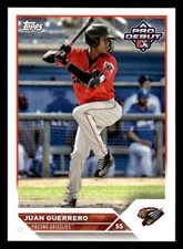 2023 Topps Pro Debut #PD-158 Juan Guerrero Card Fresno Grizzlies